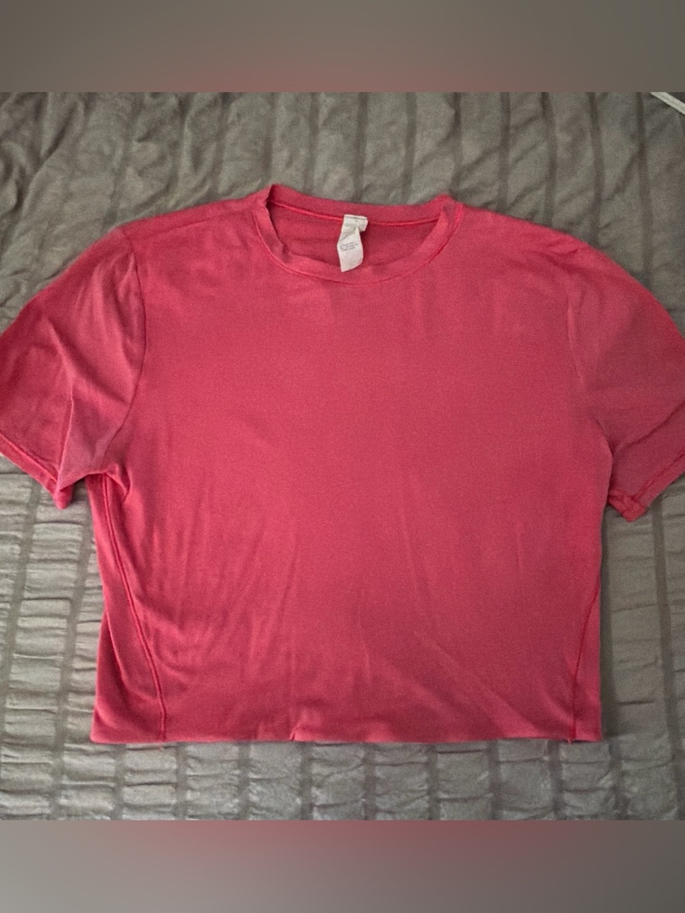 Lululemon Glazed Pink cropped top